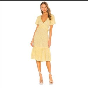 AMUSE society Scarlett sleeve midi